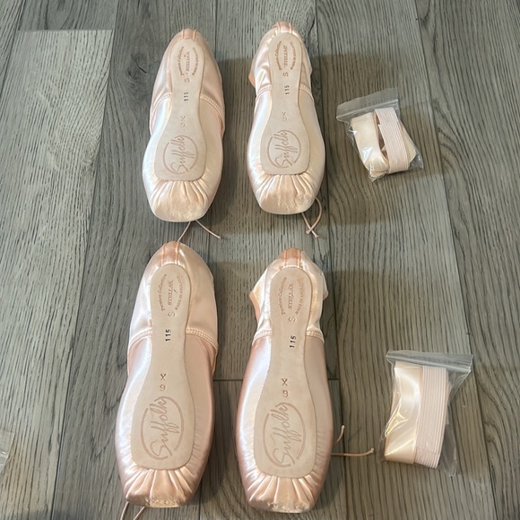 Suffolk Stellar Pink Standard 6x Pointe Shoe - Picture 4 of 5